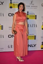 Anjana Sukhani at Grazia Young awards red carpet in Mumbai on 13th April 2014